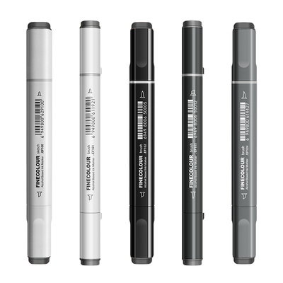 法卡勒马克笔灰色系1-6代