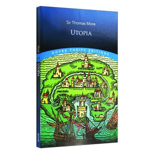 英文原版 Utopia 乌托邦 Dover Thrift Editions Sir Thomas More 哲学 空想社会主义 文学收藏 进口英文书籍