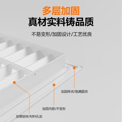 百叶窗通风口装饰格栅铝合金透气百页出风口外墙空调外机排风网罩