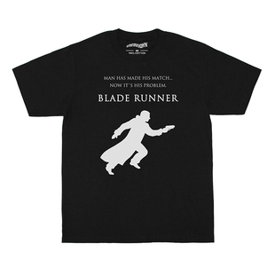 银翼杀手Blade Runner CyberPunk 赛博朋克纯棉休闲短袖印花男T恤