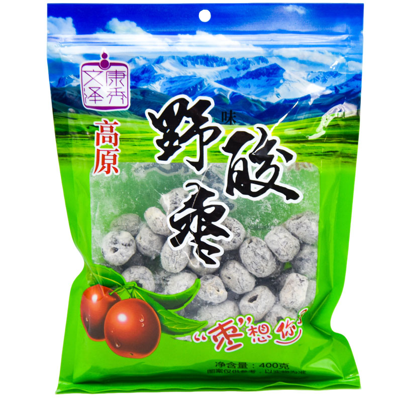 文康泽秀野味酸枣野山枣青海特产小零食蜜饯解馋蜜枣金丝枣西宁