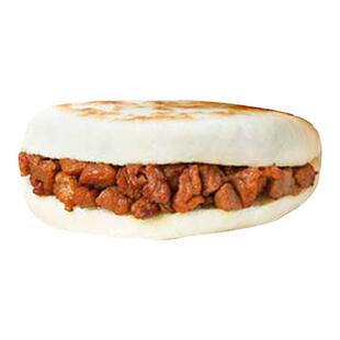 希波黑椒牛肉香辣猪肉肉夹馍方便速食学生早餐饼半成品商用面饼