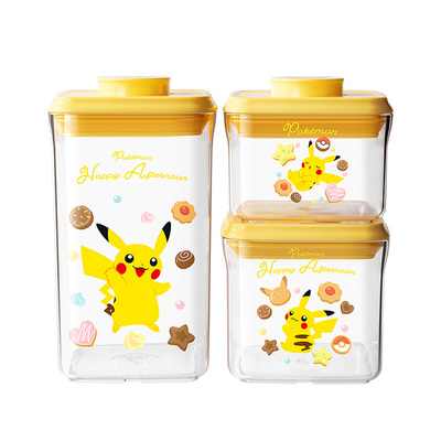 安扣皮卡丘联名密封罐食品级