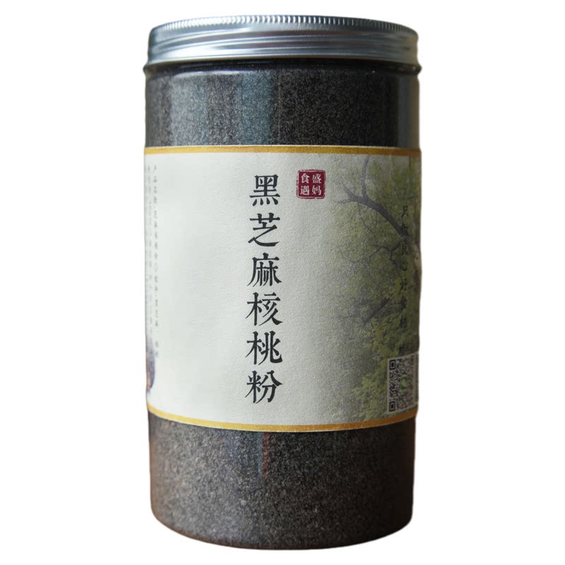 盛妈 黑芝麻核桃粉 即食干吃孕妇五谷营养代餐粉现做现发 送红糖