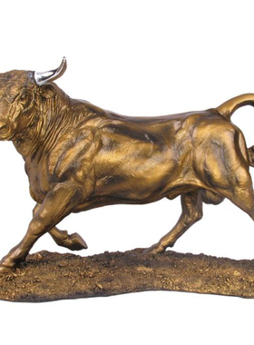 华尔街玻璃钢户外摆放景观雕塑