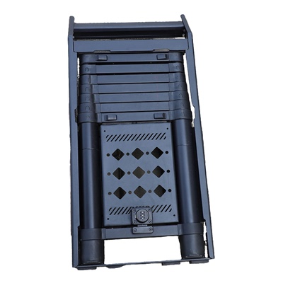 车外梯子车载行李架伸缩密码锁立地爬梯SUV改装车顶平台上下梯子