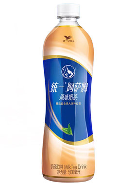 统一阿萨姆奶茶500ml瓶装经典饮料含乳制品饮品整箱即饮奶茶瓶装