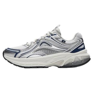 安踏AT2005丨潮流复古跑步鞋女鞋2025冬季新款舒适软底银色运动鞋