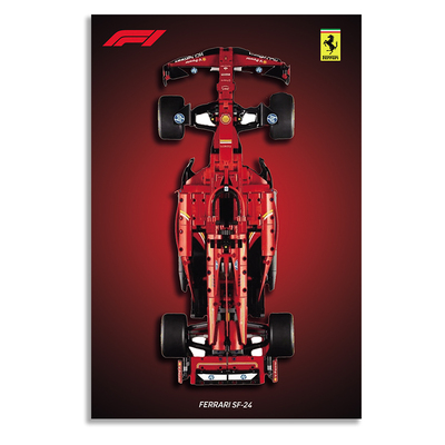 F1方程式积木赛车挂墙展示相框