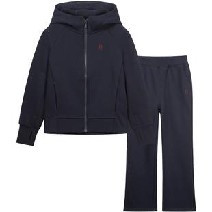 暇步士童装女童套装春夏新品大童休闲舒适百搭儿童运动两件套