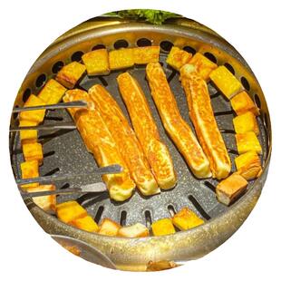 韩国烤芝士条牧民烤肉店同款网红街头小吃煎烤拉丝芝士奶酪条商用