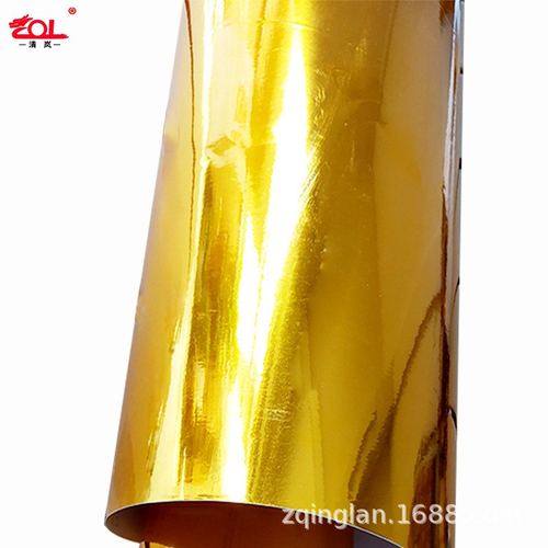 不锈钢贴纸拉丝金拉丝银粘PVC自翻新墙纸面金色亮贴纸家具银色