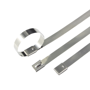 自锁式式201不锈钢扎带4.6/7.9/10mm宽桥架固定捆绑勒死狗钢带绳*