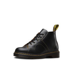 Dr.Martens马丁博士Church英伦冬舒适猴脸悟空光面皮黑短靴马丁靴