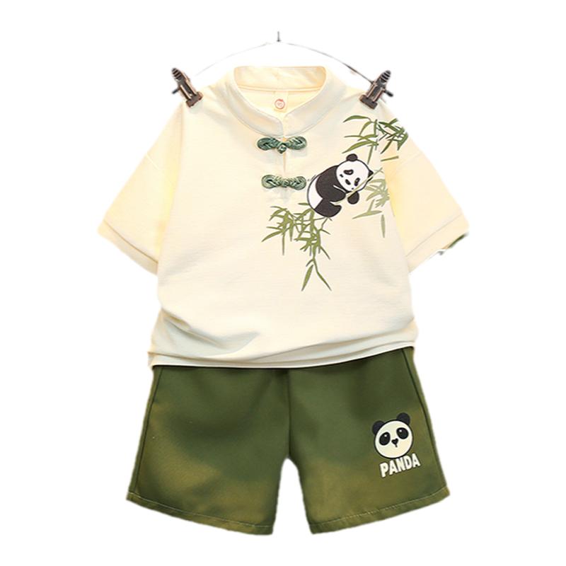 儿童汉服套装男童夏装中式