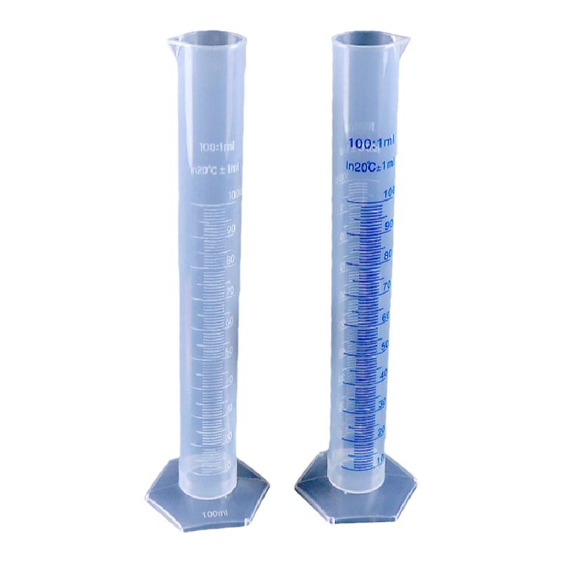 包邮塑料量筒加厚带刻度家用100/500/2000ml厨房烘培实验室计量杯