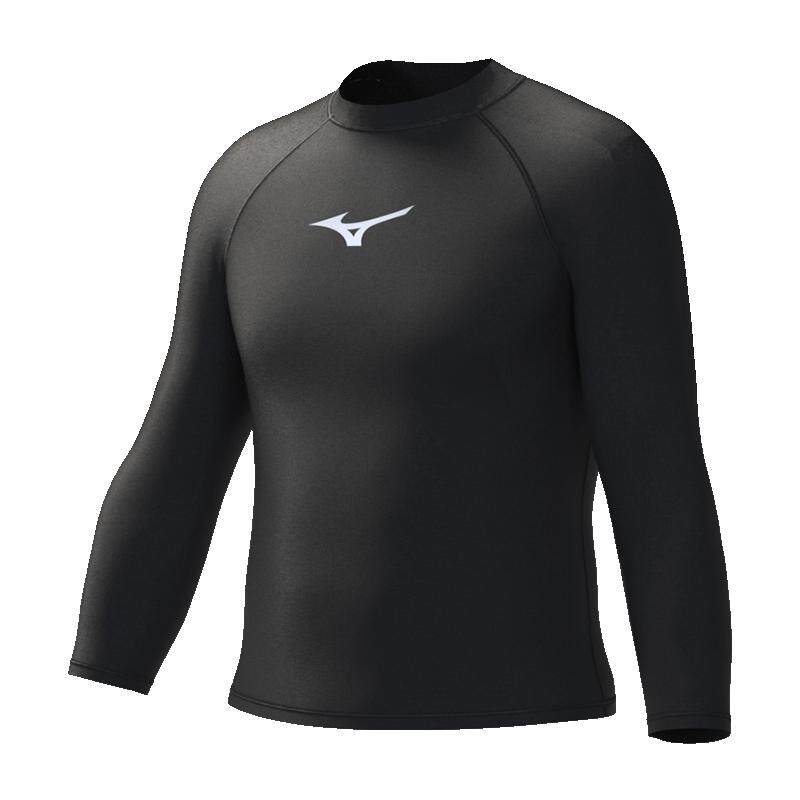 美津浓男士泳衣泳裤套装长袖游泳上衣专业防晒速干温泉男款冲浪服