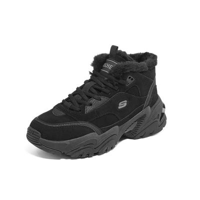 斯凯奇时尚加绒中帮休闲鞋