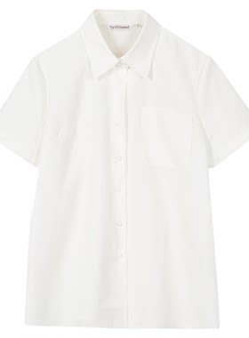 jk制服短袖衬衫白桃汽水