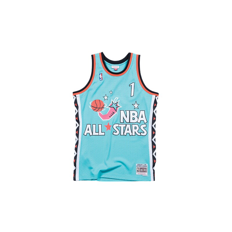 NBA全明星麦迪韦德复古纪念球衣