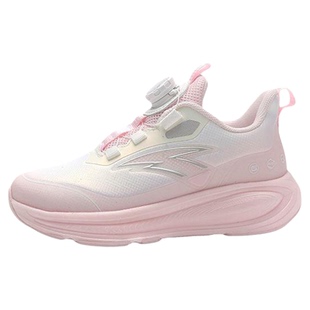 帮登女童运动鞋超轻透气减震跑步鞋粉色轻便徒步鞋休闲软底中大童