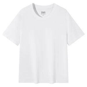 森马短袖T恤女纯色圆领正肩衣服