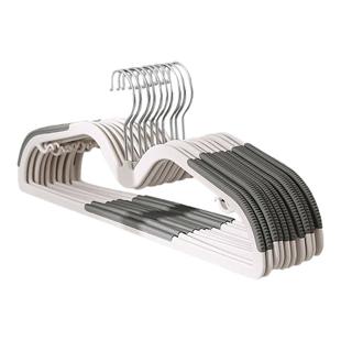 短脖子橡胶漆衣架矮颈液态硅胶衣架省空间收纳衣挂肤感膜防滑衣撑