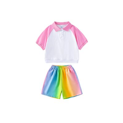 秋季儿童啦啦操表演服幼儿园啦啦队小学生班服爱国运动会演出服装