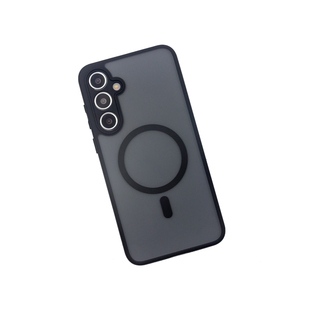 适用于三星A55手机壳磁吸磨砂S25+保护套S24全包防摔不沾指纹A54S25Edge机壳S23FE简约S25ultra无线充A56