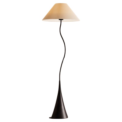 L88913咖啡色金属极简落地灯