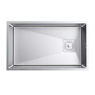 日丰304不锈钢水槽大单槽加厚洗菜盆纳米压纹洗碗槽台下盆洗碗池