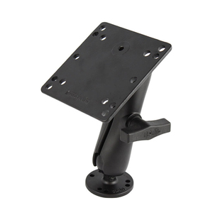 美国RAM工业平板支架叉车物流车工程车电子设备显示器固定VESA孔