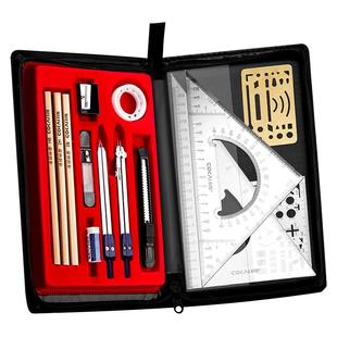 工程机械制图工具套装建筑工图cad画图作图绘画工具包大学生设计化工土木工程专业绘图仪器尺圆规实用尺规