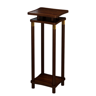 博古架实木中式花架子客厅落地式茶室置物架宋式美学花盆放置架子