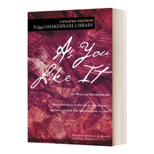 英文原版 As You Like It 皆大欢喜 福尔杰莎士比亚图书馆系列 Folger Library Shakespeare 英文版 进口英语原版书籍