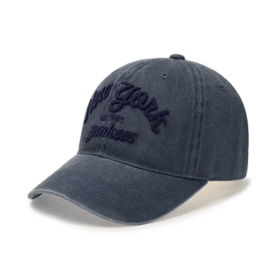 MLB情侣官方学院风牛仔棒球帽