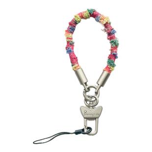 Shininglife原创初秋毛绒钥匙扣链条手机挂绳短款手腕相机ccd挂链