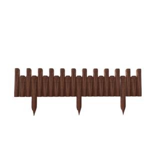 防腐木栅栏花园围栏低矮小竹篱笆护栏户外菜园挡土板庭院院子隔断