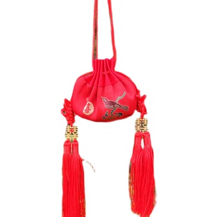 结发礼锦囊中式婚礼道具周制汉婚礼解缨结发束口袋福袋剪刀香囊