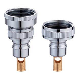 潜水艇洗衣机水龙头自动止水接头四六分进水管配件全铜水嘴防脱落