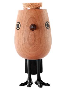 创意可爱纯手工制作绅士小鸡桌面干花花瓶绿植水培器皿精油瓶笔筒