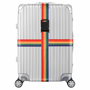 行李箱托运加固密码锁绑带十字打包带旅游箱子保护束紧加固捆绑绳