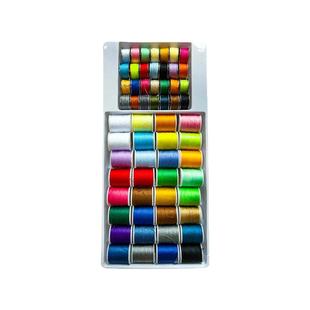 家用小型缝纫机底线面线圈组合403s涤纶对合线芯铁梭芯缝纫线带盒