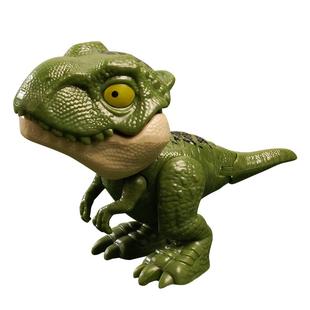 网红爆款夜光咬手指恐龙玩具男孩霸王龙关节可动小恐龙儿童三角龙