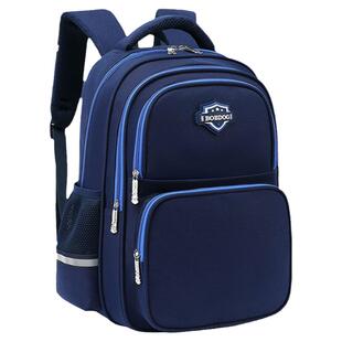 巴布豆新款减负护脊书包男小学生三到六年级一二儿童背包男童防水