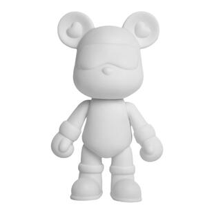 流体白胚酷酷熊存钱罐diy颜料手工自制暴力熊创意摆件星际熊手办