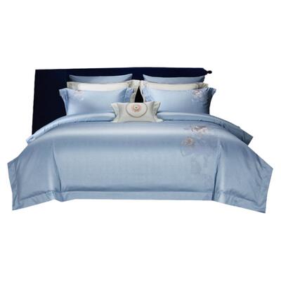 新中式重磅刺绣全棉床单四件套