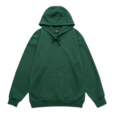 卫衣秋季墨绿色修身显瘦休闲外套