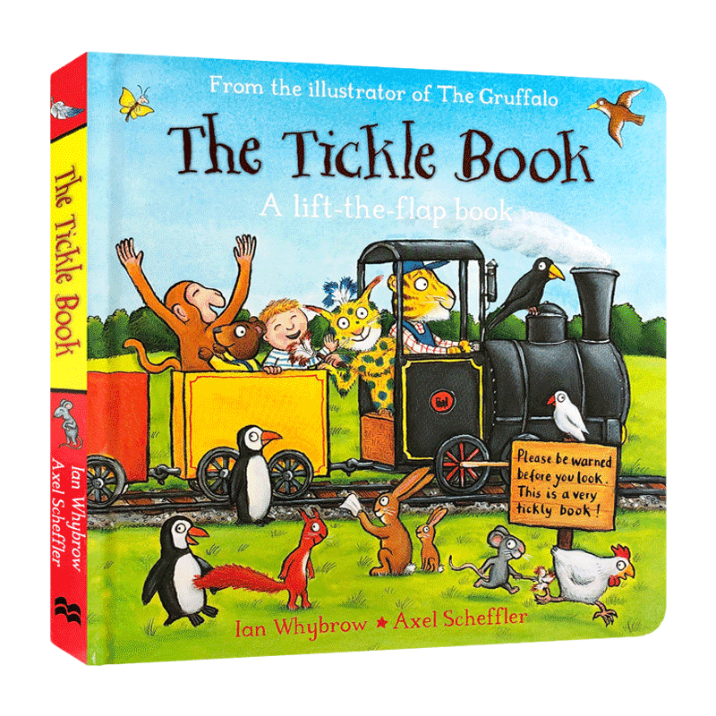 挠痒痒 英文原版 The Tickle Book 纸板书 儿童绘本 翻翻书启蒙早教认知亲子阅读 英文版 进口英语原版书籍