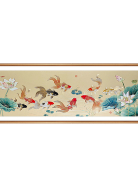铜板画心手工錾刻+轻奢风格+定制